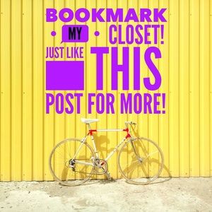 Bookmark My Closet! Just hit Like & Be in the Know
